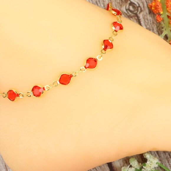"Dainty Anklet for Women – Elegant Everyday Jewelry & Perfect Gift | MLCRC1490 - Picture 5 of 10